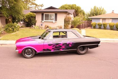 1962 nova pro street hardtop show car turn key fun car fast and loud,gorgeous !!