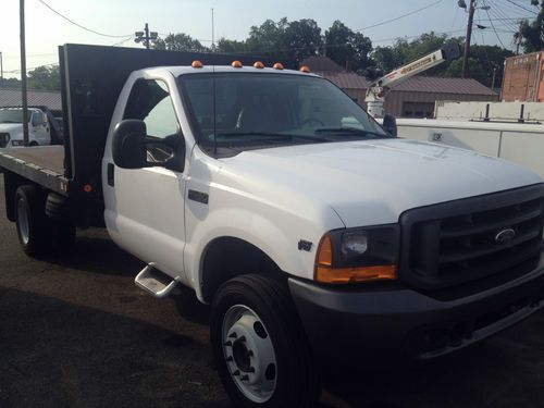 2000 ford f-450 flatbed v10 23k miles