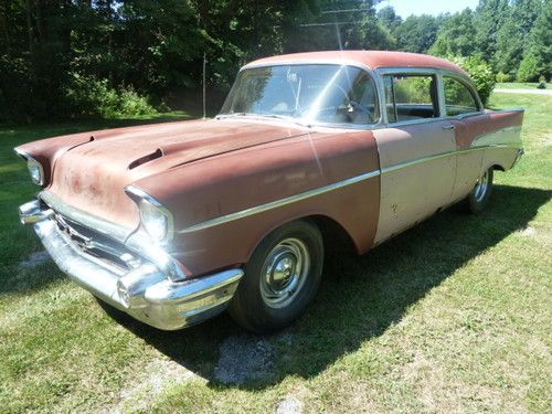 1957 chevy belair  2dr sedan project car