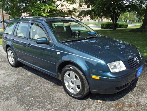 *** 2002 vw jetta tdi wagon *rare* 5 speed, teal, gps, dvd, heated seats, nice