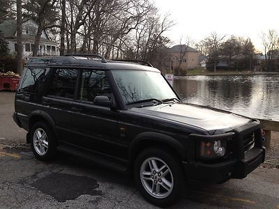 2003 land rover discovery se 4x4 awd 65k black leather garaged mint 2 moons new