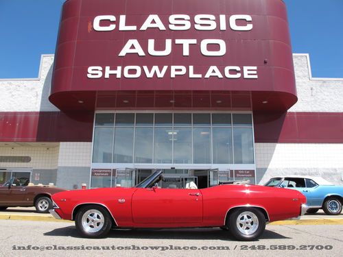 1969 chevelle ss convertible (tribute) - big block 502 - frame off restoration