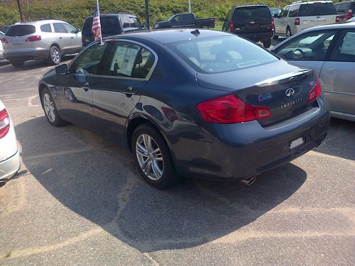 2011 infinity g37 awd hard to find blue sedan