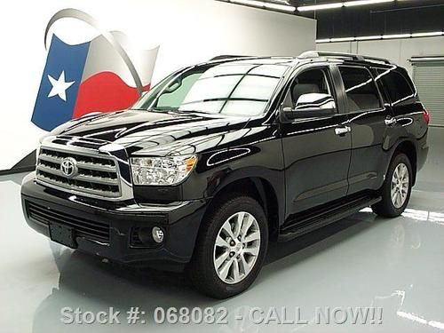 2012 toyota sequoia ltd 4x4 sunroof nav rear cam 14k mi texas direct auto