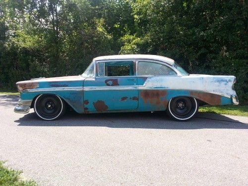 1956 chevy bel air barn find resto-mod ctsv supercharged 6spd 9in one of a kind