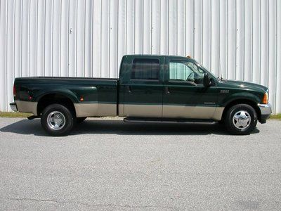 Lariat diesel 7.3l cd 3.73 axle ratio chrome tubular cab steps rear wheel drive