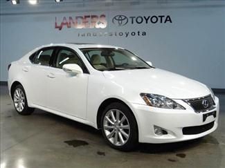 2010 lexus is250 starfire pearl heated cooled seats sunroof awd