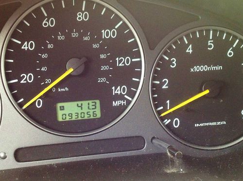 2003 subaru wrx 5 door silver very good condition low mileage, image 6