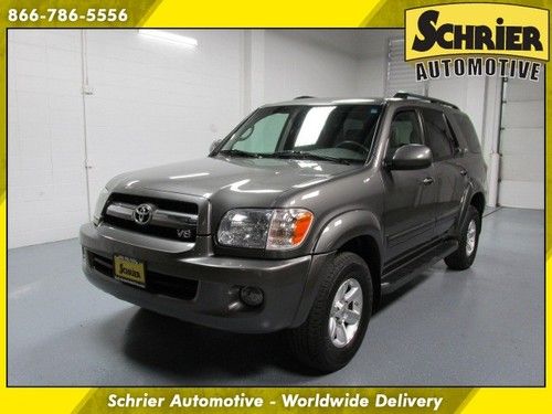 2006 toyota sequoia sr5 gray luggage rack running boards 8 passenger