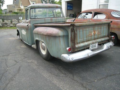 1955 Chevy Big Window Pickup Hot Rat Rod Shop Truck, image 5