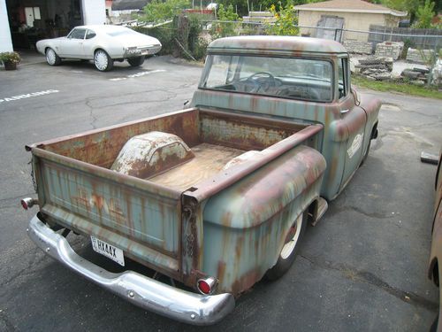 1955 Chevy Big Window Pickup Hot Rat Rod Shop Truck, image 6