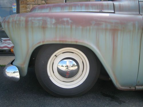 1955 Chevy Big Window Pickup Hot Rat Rod Shop Truck, image 8