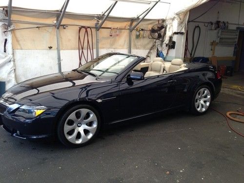 2006 bmw 650i convertible rare 6sp navigation sport package