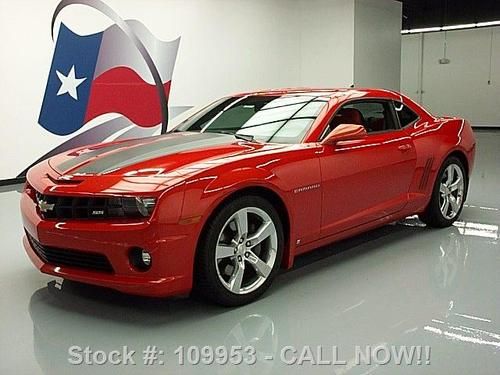 2010 chevy camaro 2ss rs 6-spd htd leather 20's 44k mi texas direct auto