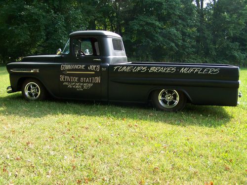 1959 chevy pick up,long bed streetrod,rat rod, kustom coolsville, image 3