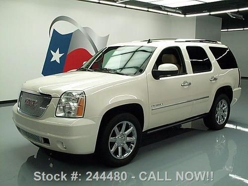 2013 gmc yukon denali sunroof nav rear cam dvd only 8k  texas direct auto