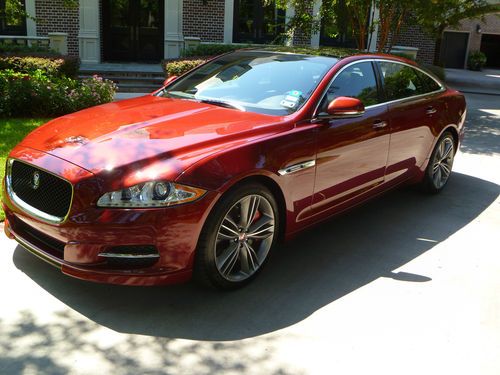 2012 xjl "supersport" only claret/jet leather of the 42 ss in 2012 9,111 miles