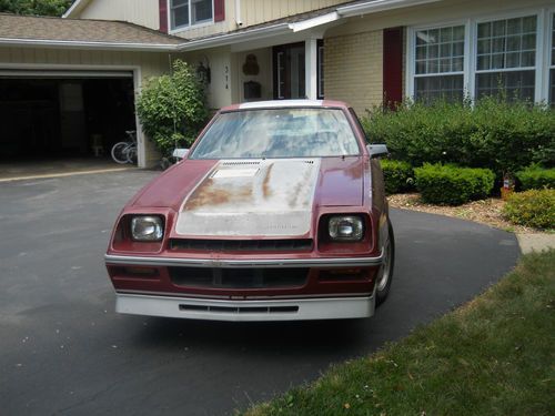 1985 Dodge Charger Shelby Hatchback 2-Door 2.2L, image 2