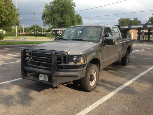 2002 f-250 crew cab  4x4 diesel truck with