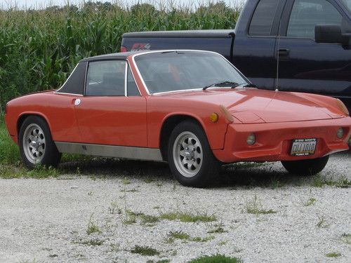 1972 porsche 914 targa, mid engine, 5 speed, 99,257 miles.