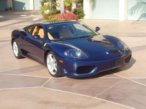 2000 ferrari 360 modena 360 berlinetta coupe f1 automatic 2-door sedan