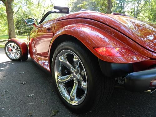 2001 plymouth prowler convertible in rare orange pearl must see! trades?