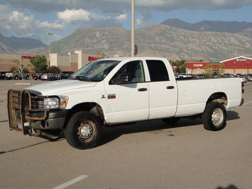 2008 dodge ram 3500,6.7l cummins diesel,4x4,crew,long bed,low res!