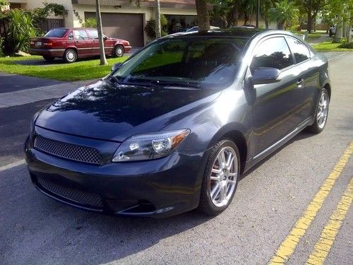 2007 scion tc base coupe 2-door 2.4l,manual,grey,hid,exhaust,fast,perfect,good