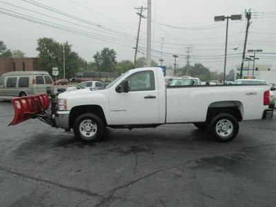 08 CHEVY SILVERADO 2500 4WD PLOW TRUCK TOW HITCH LOW MILES 3/4 TON, image 2
