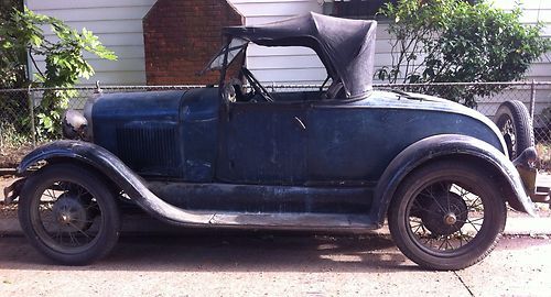 Unrestored 29' ford model a roadster