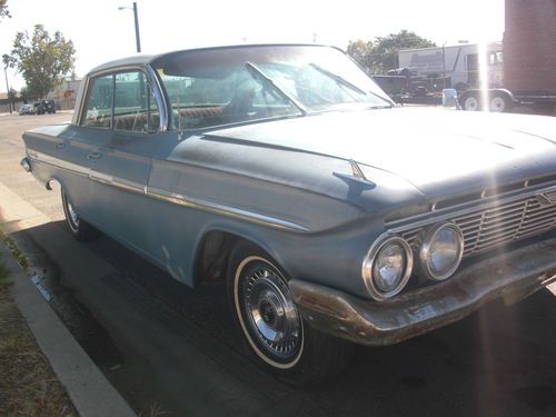 1961 CHEVY IMPALA 4 DOOR // NOT CONVERTIBLE BUBBLETOP /// RUNS DRIVES 59 60 62, image 7