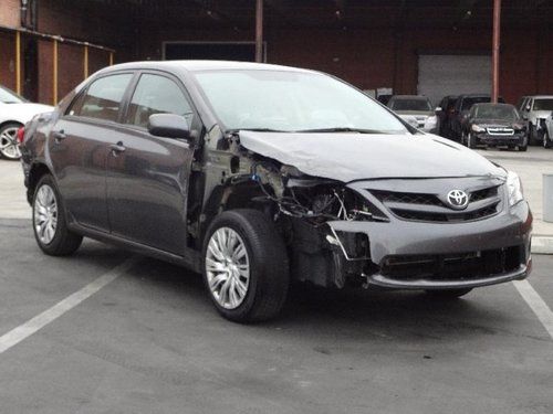 2012 Toyota Corolla LE Damaged Junk Title RUNS! Cooling Good Low Miles Wont Last, US $6,900.00, image 2