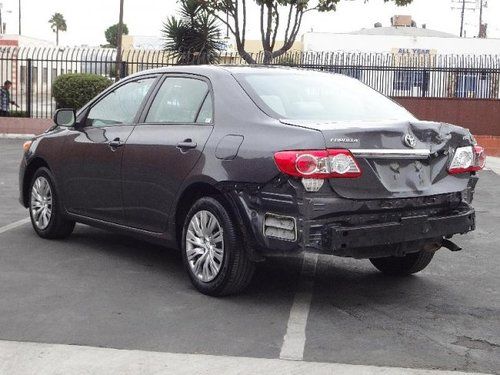 2012 Toyota Corolla LE Damaged Junk Title RUNS! Cooling Good Low Miles Wont Last, US $6,900.00, image 3
