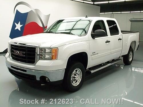 2008 gmc sierra 2500 hd sle2 crew diesel side steps 49k texas direct auto