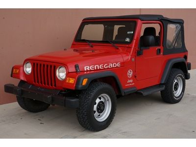 04 jeep wrangler 4x4 5 spd 4cyl. se 1 owner texan vehicle carfax certified!!!!!