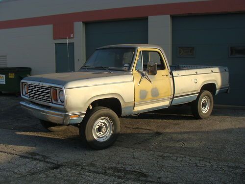 1978 dodge power wagon camper special w200 440/4bbl