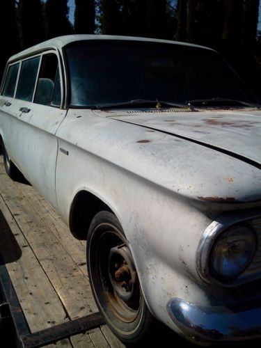 Corvair wagon lakewood 500 California black plates Barn find project NO RESERVE, image 4