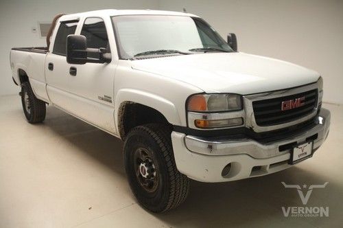 2007 srw slt crew 4x4 leather heated trailer hitch duramax diesel 217k miles