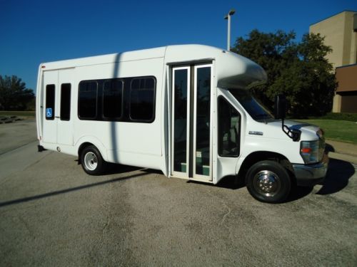 2009 ford e350 starcraft 12 passenger raised roof shuttle bus