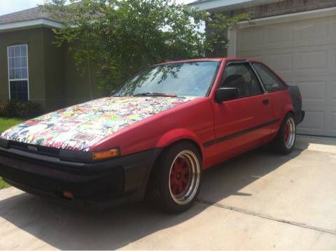 1986 toyota corolla sr5 ae86 coupe rwd