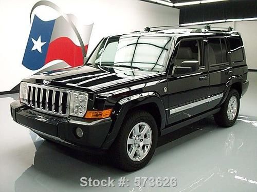 2007 jeep commander ltd 4x4 htd leather sunroof 39k texas direct auto