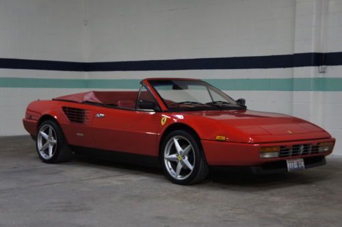 1986 ferarri mondial convertible 3.2 5 speed clean!! 37k miles timing belt done