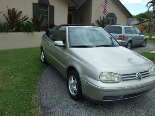 2001 volkswagen cabrio gls convertible. cheap, reliable, low milage,gas saver