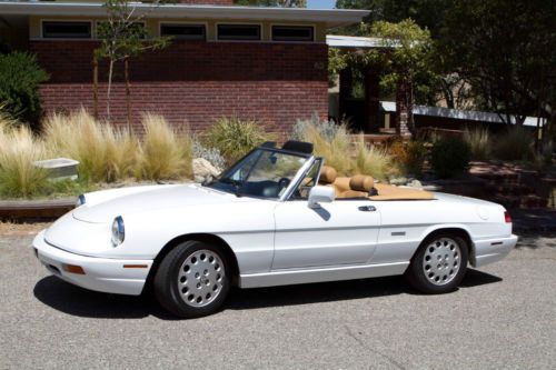 1991 alfa romeo spider veloce convertible 2-door 2.0l