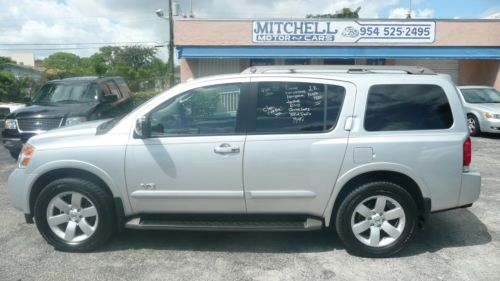 2008 nissan armada le 4wd ffv 1 owner clean car fax 20 inch wheels new tires