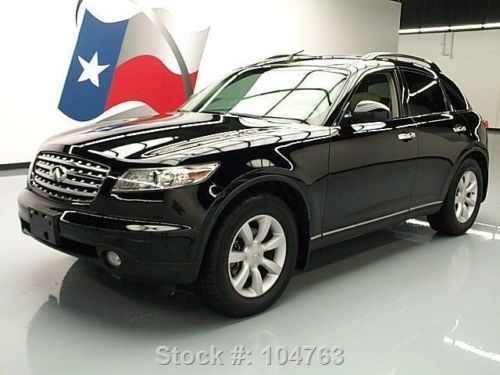 2005 infiniti fx35 sunroof heated leather alloys 95k mi texas direct auto