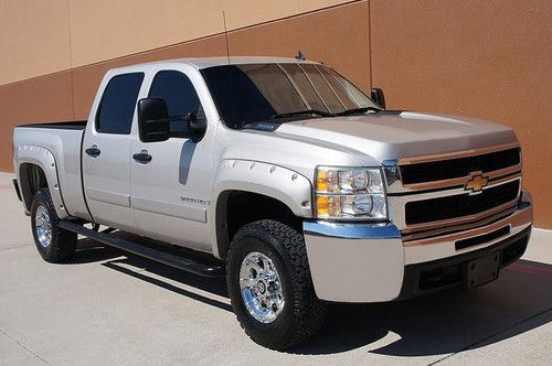 08 chevy silverado 2500 lt 4x4 crew cab 6.6l lmm diesel nav dvd 1owner