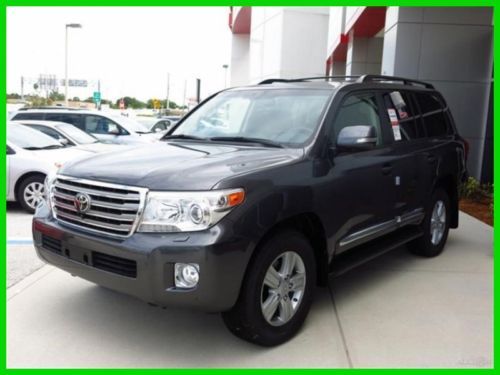 2013 toyota land cruiser sport utility 4-door 5.7l leather navigation cold box