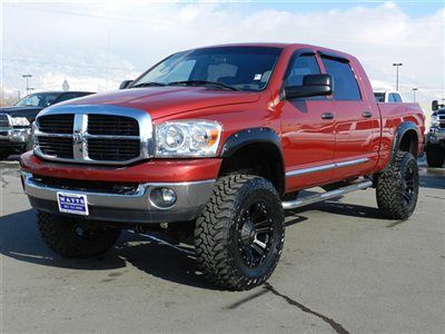 Mega cab slt laramie 4x4 5.9 cummins diesel custom new lift wheels tires flares