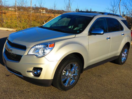 2012 chevy equinox ltz awd v6 leather touch screen 29k miles